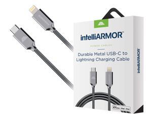 intelliArmor IC-CPVC LynkCable Metal Gray USB Type-C to Lighting Cable intelliArmor IC-CPVC LynkCable Metal Gray USB Type-C to Lighting Cable