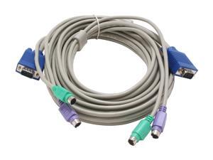 LINKSKEY 10 ft. 3 IN 1 PS/2 KVM Cable C-KVM-10 LINKSKEY 10 ft. 3 IN 1 PS/2 KVM Cable C-KVM-10