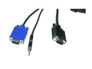 LINKSKEY 10 ft. USB-VGA KVM Combo Cable C-KVM-SU10 LINKSKEY 10 ft. USB-VGA KVM Combo Cable C-KVM-SU10