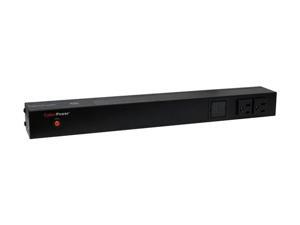 CyberPower PDU15M2F12R Metered 1U 120V 15A 15 ft Power Distribution Units