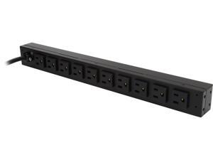 CyberPower PDU15B10R Basic 1U 120V 15A 15 ft. 10-Outlets PDU CyberPower PDU15B10R Basic 1U 120V 15A 15 ft. 10-Outlets PDU
