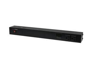 CyberPower PDU15M2F8R Metered 1U 120V 15 A 15 ft. 10-Outlets Power Distribution Unit CyberPower PDU15M2F8R Metered 1U 120V 15 A 15 ft. 10-Outlets Power Distribution Unit