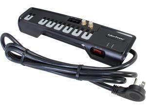 CyberPower CSHT706TC 6 Feet, 7 Outlets. 1950 Joules Surge Suppressor CyberPower CSHT706TC 6 Feet, 7 Outlets. 1950 Joules Surge Suppressor