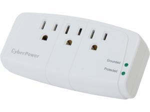 CyberPower CSB300W 3 Outlets 900 Joules Surge Suppressor CyberPower CSB300W 3 Outlets 900 Joules Surge Suppressor