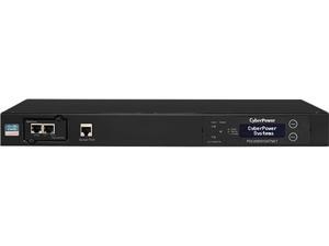 CyberPower PDU20SW10ATNET Switched ATS PDU 120V 20A 1U 10-Outlets (2) 5-20P CyberPower PDU20SW10ATNET Switched ATS PDU 120V 20A 1U 10-Outlets (2) 5-20P
