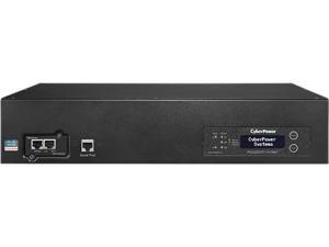 CyberPower PDU30SWT17ATNET Switched ATS PDU 120V 30A 2U 17-Outlets (2) L5-30P CyberPower PDU30SWT17ATNET Switched ATS PDU 120V 30A 2U 17-Outlets (2) L5-30P