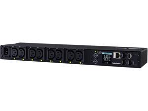10 X 2 Cyberpower Pdu15m10at Metered Ats Pdu 120v 15a 1u 10-outlets 5-15p