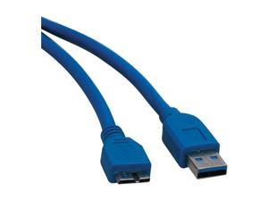 Tripp Lite U326-003 Blue USB 3.0 Super Speed Device cable (A Male to Micro - B Male) Tripp Lite U326-003 Blue USB 3.0 Super Speed Device cable (A Male to Micro - B Male)