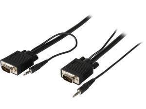 Tripp Lite P504-015 15 ft. HD15M to HD15M SVGA/VGA Monitor Cable w/Built-in Audio connectors