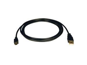 Tripp Lite U030-003 Black USB2.0 A Male to 5Pin Mini-B Male Gold Device Cable Tripp Lite U030-003 Black USB2.0 A Male to 5Pin Mini-B Male Gold Device Cable
