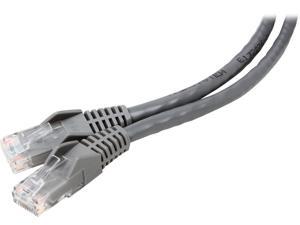 TRIPP LITE N201-015-GY 15 ft. Cat 6 Gray Gigabit Snagless Molded Patch Cable (RJ45 M/M)