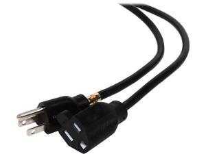 Tripp Lite Model P022-025 25 ft. Power Extension Cord, NEMA 5-15P to NEMA 5-15R - 10A, 120V, 18 AWG, 25 ft. Black