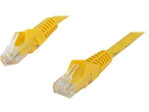 TRIPP LITE N201-001-YW 1 ft. (0.3m) Cat 6 Yellow Gigabit Snagless Molded Patch Cable