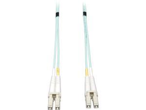 Tripp Lite 8M (26-ft.) 10Gb Duplex MMF 50/125 OM3 LSZH Patch Cable (LC/LC) - Aqua