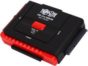 Tripp Lite USB 2.0 to Serial ATA (SATA) and IDE Adapter for 2.5in / 3.5in / 5.25in Hard Drives (U238-000-1)