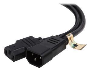 Tripp Lite Model P004-006-13A 6 ft. Black 16AWG SJT, 13A, 100-250V IEC-320-C14 to IEC-320-C13 Power Cord Male to Female Tripp Lite Model P004-006-13A 6 ft. Black 16AWG SJT, 13A, 100-250V IEC-320-C14 to IEC-320-C13 Power Cord Male to Female