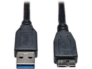 Tripp Lite U326-006-BK Black SuperSpeed Device Cable A to Micro-B Tripp Lite U326-006-BK Black SuperSpeed Device Cable A to Micro-B