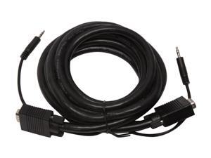 BYTECC SVST-10 10 ft. SVGA w/3.5mm Stereo male to male Cable BYTECC SVST-10 10 ft. SVGA w/3.5mm Stereo male to male Cable