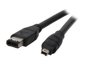 BYTECC FW6403K 3 ft. 6pin to 4pin FireWire 400(IEEE1394a) Cable Male to Male