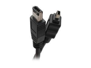 BYTECC FW6406K 6 ft. 6pin to 4pin FireWire 800(IEEE1394b) Cable Male to Male