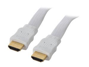 BYTECC HM-F3MW 10 ft. White HDMI male to male HDMI High Speed Male to Male White Cable - Retail pack Male to Male BYTECC HM-F3MW 10 ft. White HDMI male to male HDMI High Speed Male to Male White Cable - Retail pack Male to Male