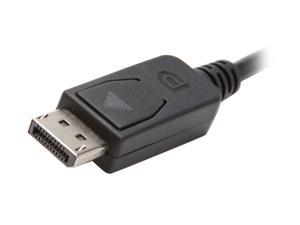 BYTECC DP-HM005MM DisplayPort to HDMI Male Cable Adaptor 0.5ft (6") w/IC