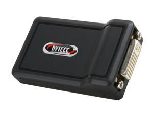 BYTECC BT-UDVI01 USB 2.0 to DVI Adapter BYTECC BT-UDVI01 USB 2.0 to DVI Adapter