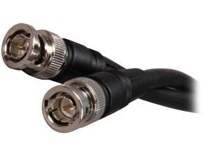 BYTECC BNC-75K 75 ft. BNC Composite Video cable, Male to Male, Black Male to Male