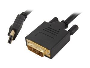 BYTECC DPDVI-10 10 ft. Black Display Port to DVI Cable Male to Male