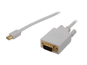 BYTECC Model MDPVGA-06 Mini Display Port to VGA Cable Male to Male BYTECC Model MDPVGA-06 Mini Display Port to VGA Cable Male to Male