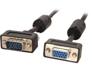 BYTECC SSVGA-10MF 10 ft. Micro SVGA Male Cable to Micro SVGA Female Cable HD15 with Ferrite Core
