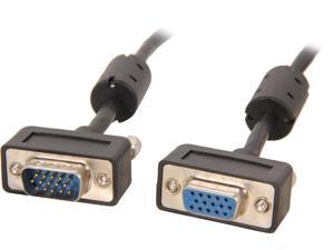 BYTECC SSVGA-25MF 25 ft. Micro SVGA Male Cable to Micro SVGA Female Cable HD15 with Ferrite Core BYTECC SSVGA-25MF 25 ft. Micro SVGA Male Cable to Micro SVGA Female Cable HD15 with Ferrite Core