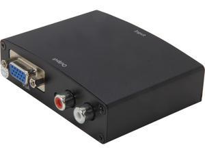 HDMI to VGA Video + R/L Audio Converter w/ DC Adapter
