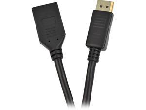 BYTECC Displayport1.4 Male to Female Extension Cable 10 ft