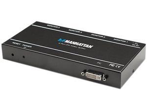 MANHATTAN 176507 4 Port DVI Video Splitter MANHATTAN 176507 4 Port DVI Video Splitter