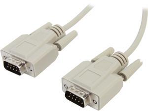 C2G 25215 DB9 F//F Serial RS232 Cable 1 Feet, 0.30 Meters Beige