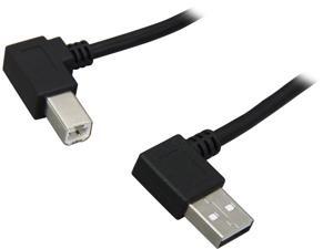 C2G 28112 USB Cable - USB 2.0 Right Angle A Male to B Male Cable, Black (16.4 Feet, 5 Meters) C2G 28112 USB Cable - USB 2.0 Right Angle A Male to B Male Cable, Black (16.4 Feet, 5 Meters)