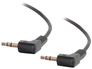 C2G 40582 3.5mm Right Angled M/M Stereo Audio Cable, Aux Cable, Black (1.5 Feet, 0.45 Meters) C2G 40582 3.5mm Right Angled M/M Stereo Audio Cable, Aux Cable, Black (1.5 Feet, 0.45 Meters)