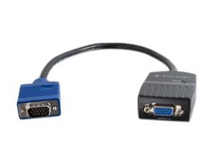 C2G 29587 11 Inch 2-Port VGA Monitor Splitter Cable, Black C2G 29587 11 Inch 2-Port VGA Monitor Splitter Cable, Black
