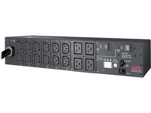 APC Rack Mount PDU, Basic 200V-240V/30A, (10) Outlets, 1U 