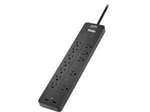 APC 12-Outlet Surge Protector with USB Charging Ports, SurgeArrest Home / Office - Black  (PH12U2)
