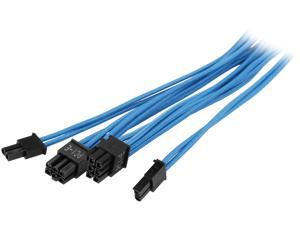 Cable Length: 0.8m, Color: 1pcs Computer Cables PCIe 6 Pin 1 to 3 Molex IDE Power Supply Cable Modular PSU 4Pin Peripheral for Corsair AXi Series AX1500i AX1200i AX860i AX760i