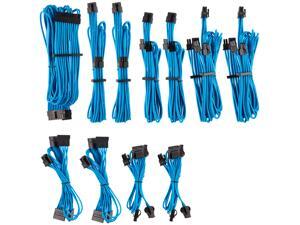 Corsair CP-8920225 Premium Individually Sleeved PSU Cables Pro Kit Type 4 Gen 4 - Blue Corsair CP-8920225 Premium Individually Sleeved PSU Cables Pro Kit Type 4 Gen 4 - Blue
