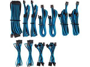 Corsair CP-8920228 Premium Individually Sleeved PSU Cables Pro Kit Type 4 Gen 4 - Black/Blue