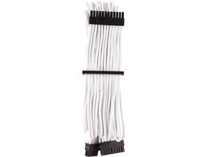 Corsair CP-8920231 2 ft. Premium Individually Sleeved ATX 24-Pin Cable Type 4 Gen 4 - White Corsair CP-8920231 2 ft. Premium Individually Sleeved ATX 24-Pin Cable Type 4 Gen 4 - White