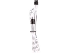 Corsair CP-8920238 2.46 ft. (0.75m) Premium Individually Sleeved EPS12V/ATX12V Cables Type 4 Gen 4 - White