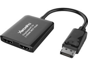 XtremPro DP-2HMMST DisplayPort to 2 HDMI Mst Hub High Def Audio Video Adapter