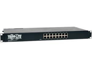 Tripp Lite 16 Port Gigabit Ethernet Switch with 8 Outlet PDU 1U (NSU-G16) Tripp Lite 16 Port Gigabit Ethernet Switch with 8 Outlet PDU 1U (NSU-G16)