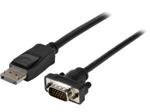 Tripp Lite DisplayPort to VGA Active Cable Adapter, DP to HD15 (M/M), DP2VGA, 1080p, 3 ft. (P581-003-VGA)