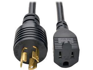 Tripp Lite Model P025-001 1 Foot Heavy-Duty Power Adapter Cord, 15A, 14AWG (NEMA 5-15R to L5-15P)